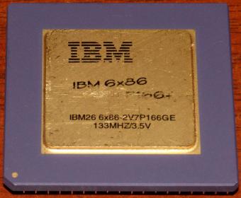 IBM 6x86 P166+ CPU IBM26 6x86-2V7P166GE 133MHz 3.5V Cyrix USA 1995